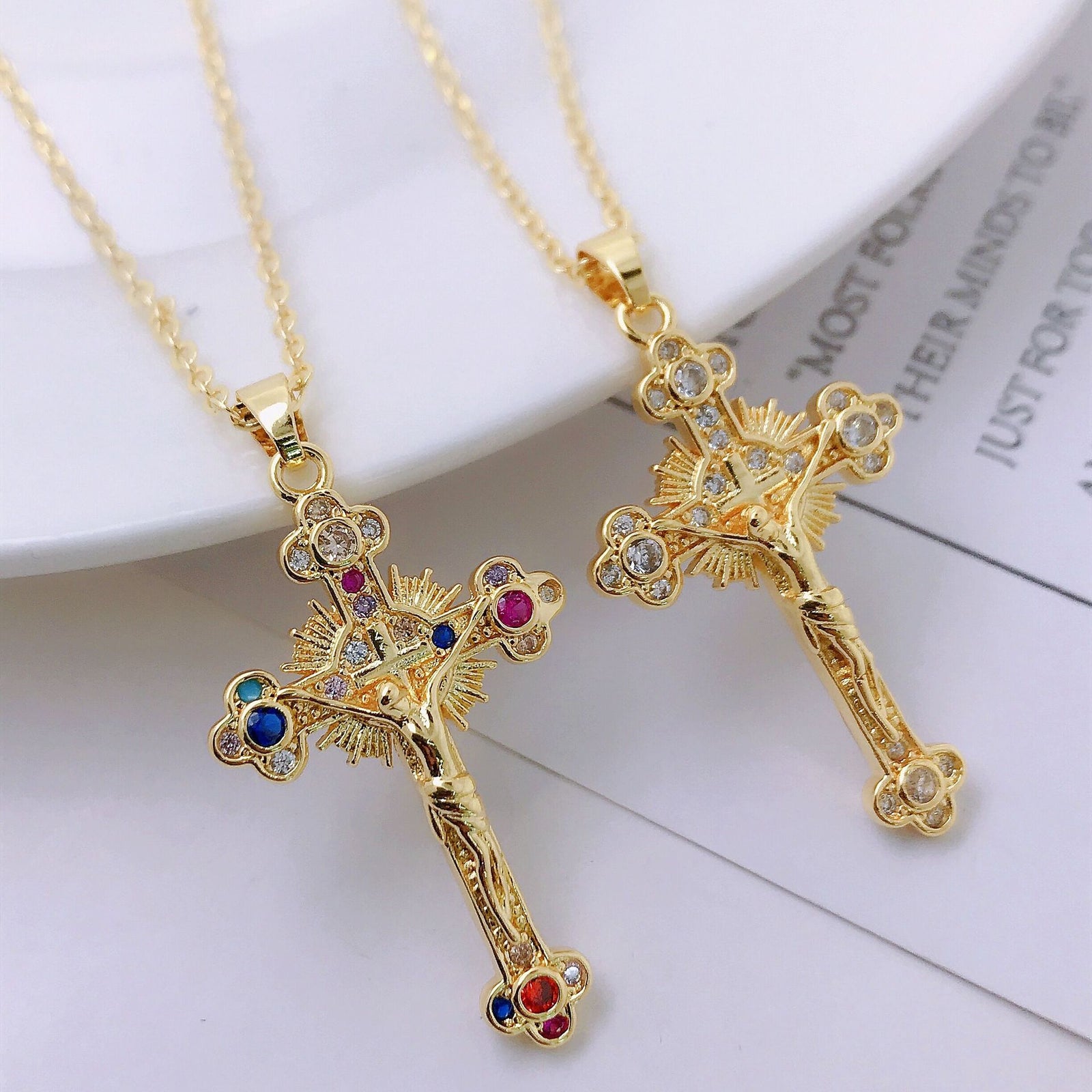 Personality Niche Hip Hop Jesus Cross Necklace – Jewelry Gift Ideas — 1