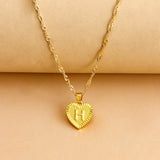 Hexagon Imitation Gold Pendant Necklace Peach – Jewelry Gift Ideas — 14
