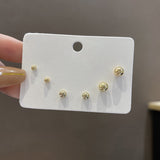 Women's Fashion Simple Silver Pin Earrings Set – Stylish Gifts — 17