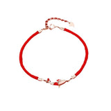Handmade Koi Braided Rope Red Rope Bracelet – Jewelry Gift Ideas — 2