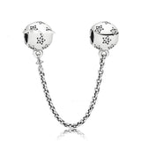 Logo Love Pentagram Bow Safety Chain Bracelet – Jewelry Gift Ideas — 8