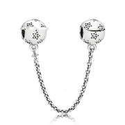 Logo Love Pentagram Bow Safety Chain Bracelet – Jewelry Gift Ideas — 8