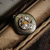 Bronze Photo Box Necklace Pendant Steampunk – Jewelry Gift Ideas — 4