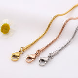 Stainless Steel Round Snake Chain Plating – Jewelry Gift Ideas — 3