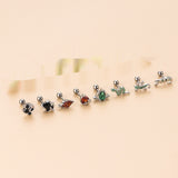 Colorful Zircon Gecko Snake-shaped Mini Animal Ear – Stylish Gifts — 6