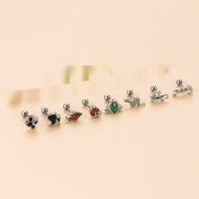 Colorful Zircon Gecko Snake-shaped Mini Animal Ear – Stylish Gifts — 6