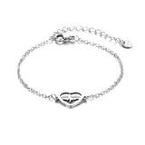 Women's Heart-shaped ECG Bracelet Versatile Hand – Jewelry Gift Ideas — 4
