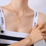 Necklace Men's And Women's Retro Style Embossed – Jewelry Gift Ideas — 2