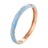 Women's Fashion Floral Enamel Drip Oil Bracelet Charm – Stylish Gifts — 4