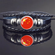 World Flag Bracelet Woven Twisted – Jewelry Gift Ideas — 9