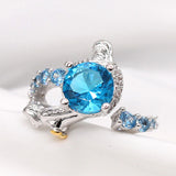 Fashion Two-tone Mermaid Open Ring – Stylish Gifts — 5