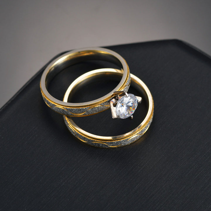 Men's And Women's Diamond Wide-faced Rings – Gifts for Her — 1