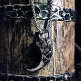 Wolf Tooth Necklace Men's Tide Titanium Steel – Jewelry Gift Ideas — 4