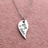 3 PCS Heart-shaped Matching Mom Sisters Necklace Set – Gifts for Her — 3