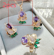 Rose Gold Jewelry Suit Color Retaining Ring – Jewelry Gift Ideas — 8
