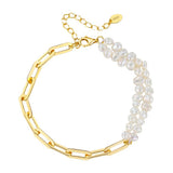 S925 Sterling Silver Water Pearl Bracelet – Jewelry Gift Ideas — 4