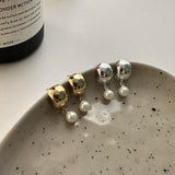 S925 Sterling Silver French Retro Ball Bead Earrings I – Gift Ideas — 3