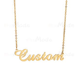 Women's Personalized Name 18k Gold Necklace – Jewelry Gift Ideas — 7