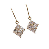 Minimalist Zircon-Inlaid Vintage Pendant Earrings – Jewelry Gift Ideas — 4
