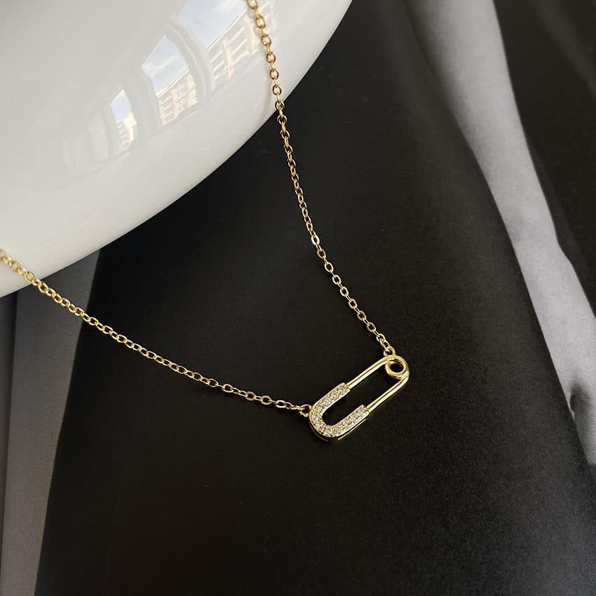 French Entry Lux S925 Sterling Silver Clavicle – Unique Gift Ideas — 1