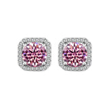 Women's Simple Graceful Moissanite Ear Studs – Gifts for Her — 8
