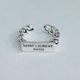 Simple and creative old chain English letter ring – Birthday Gifts — 4