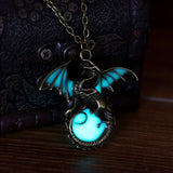 Glowing Vintage Flying Dragon Necklace – Jewelry Gift Ideas — 8