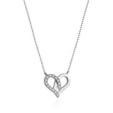 Heart-shaped Necklace Inlaid With a Hollow Simple – Jewelry Gift Ideas — 5