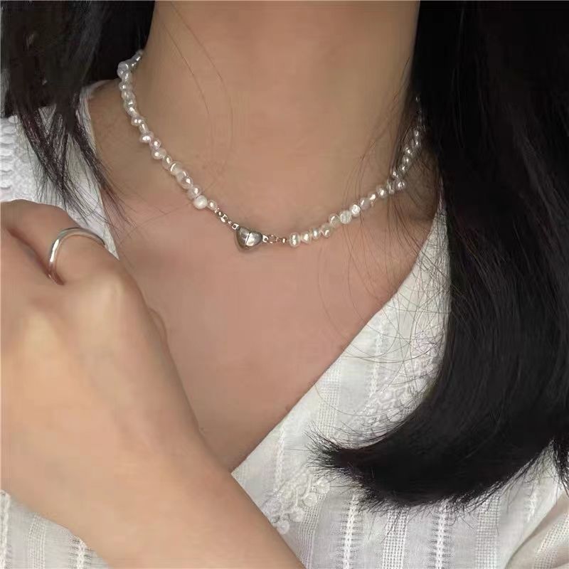 Baroque Natural Pearl Necklace Women's Love – Jewelry Gift Ideas — 1