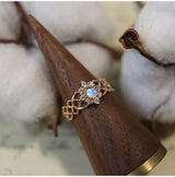 Japanese Christmas Ring Snow Crystal – Stylish Gifts — 4