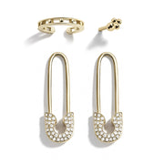 Alloy pin rhinestone stud earrings – Gift Ideas — 7