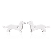 Hollow animal bantam stud earrings – Small Gift Ideas — 6
