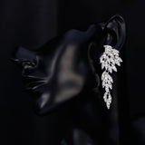 Exaggerated Fashion Tassel Long Alloy Diamond Earrings – Stylish Gifts — 1