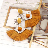 Long Elegant Tassel Earrings Diamond-embedded – Jewelry Gift Ideas — 17