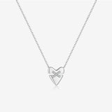 S925 Sterling Silver New Style Heart Cross – Jewelry Gift Ideas — 4