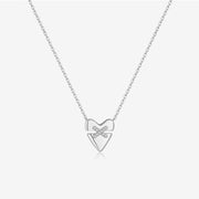 S925 Sterling Silver New Style Heart Cross – Jewelry Gift Ideas — 4