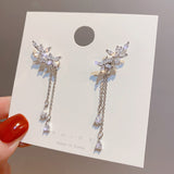 Bada S925 Silver Needle Sen Series Zircon Earrings – Useful Gifts — 6