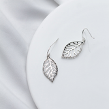 S925 silver Thai silver leaf earrings – Small Gift Ideas — 4