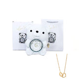 Custom Name Necklace Personalized Double Heart – Jewelry Gift Ideas — 5