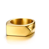 Stainless Steel Men's Ring Can Be Engraved – Gifts for Him — 5
