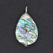 Water Drop Winding Tree of Life Pendant Necklace – Jewelry Gift Ideas — 4