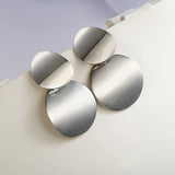 Vintage metal disc stud earrings – Gift Ideas — 2