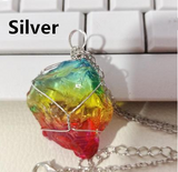 Rainbow Quartz Crystal Necklace – Jewelry Gift Ideas — 7