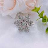 Rotating Double Layer Snowflake Ring Full Diamond Ring – Gifts for Her — 6