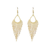 Temperament Long Full Diamond Tassel Earrings – Unique Gift Ideas — 5