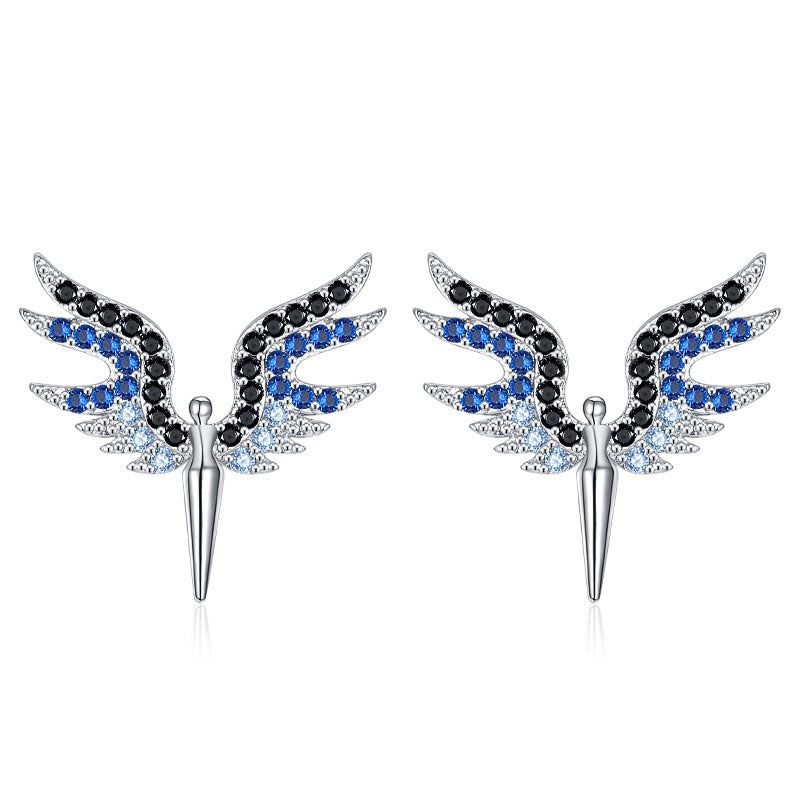 Love Personality Hollow Angel Wing Earrings – Gifts for Couples — 1