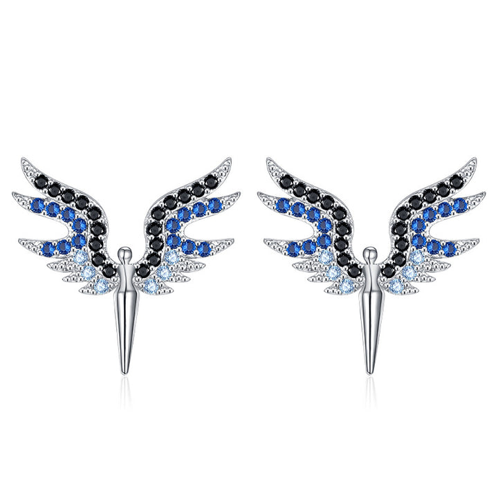 Love Personality Hollow Angel Wing Earrings – Gifts for Couples — 1