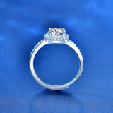 Women's 925 Silver 1 Carat Moissanite Ring – Gifts for Her — 4