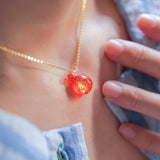 Handmade Zodiac Pendant Peach Blossom Necklace – Jewelry Gift Ideas — 19