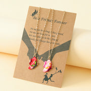 Butterfly Necklace Colorful Dripping Oil – Jewelry Gift Ideas — 1